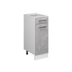 Vicco Meuble bas universel Béton 30cm avec tiroir, sans PT
