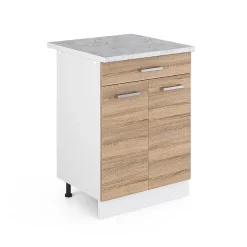 Vicco Meuble bas universel Sonoma 60cm avec tiroirs