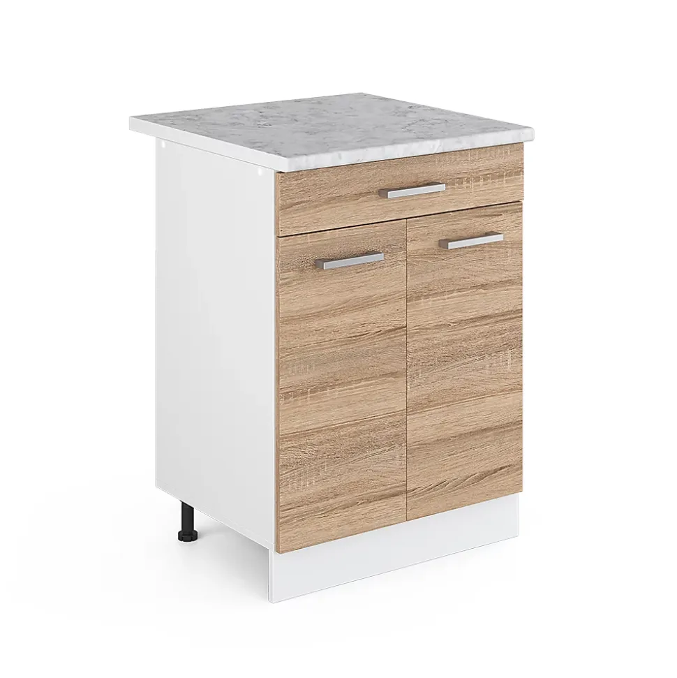 Vicco Meuble bas universel Sonoma 60cm avec tiroirs