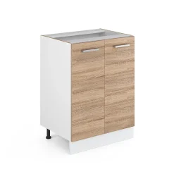 Vicco Meuble bas universel Sonoma 60cm avec portes, sans PT