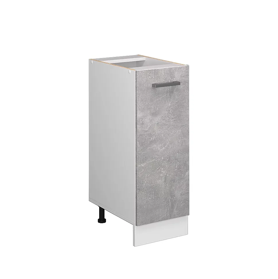 Vicco Meuble bas universel Béton 30cm avec porte, sans PT