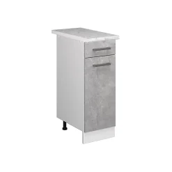 Vicco Meuble bas universel Béton 30cm avec tiroir, avec PT