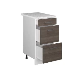 Vicco Meuble bas universel Gris 40cm avec tiroirs