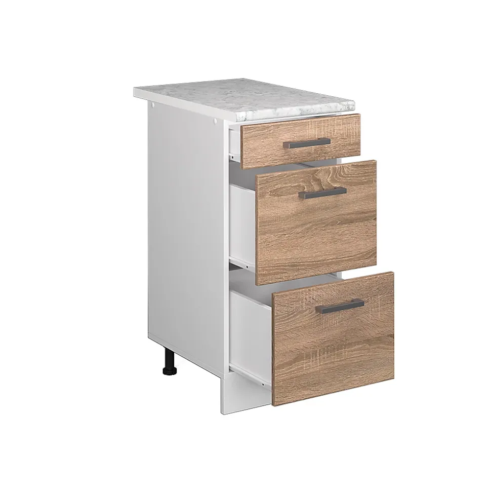 Vicco Meuble bas universel Sonoma 40cm avec tiroirs