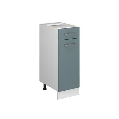 Vicco Meuble bas universel Bleu-gris 30cm avec tiroir, sans PT
