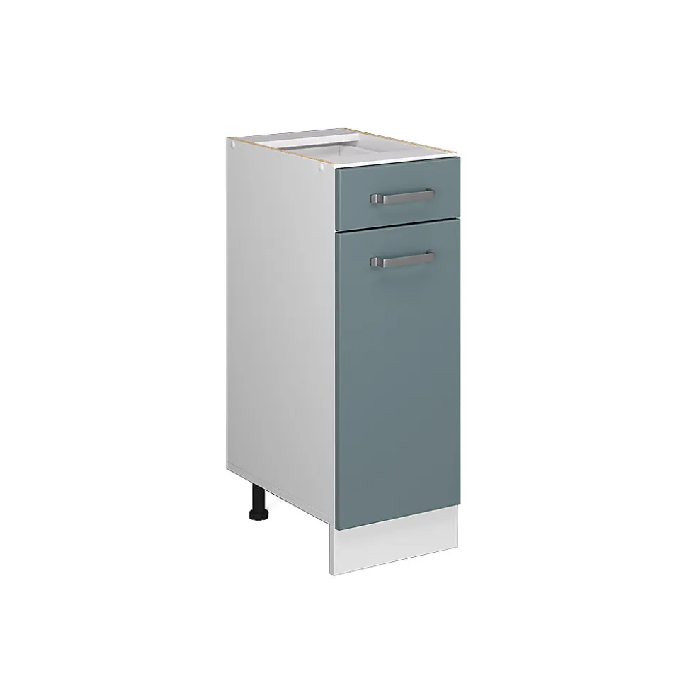 Vicco Meuble bas universel Bleu-gris 30cm avec tiroir, sans PT