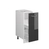Vicco Meuble bas universel Anthracite Haute brillance 30cm avec porte, sans PT