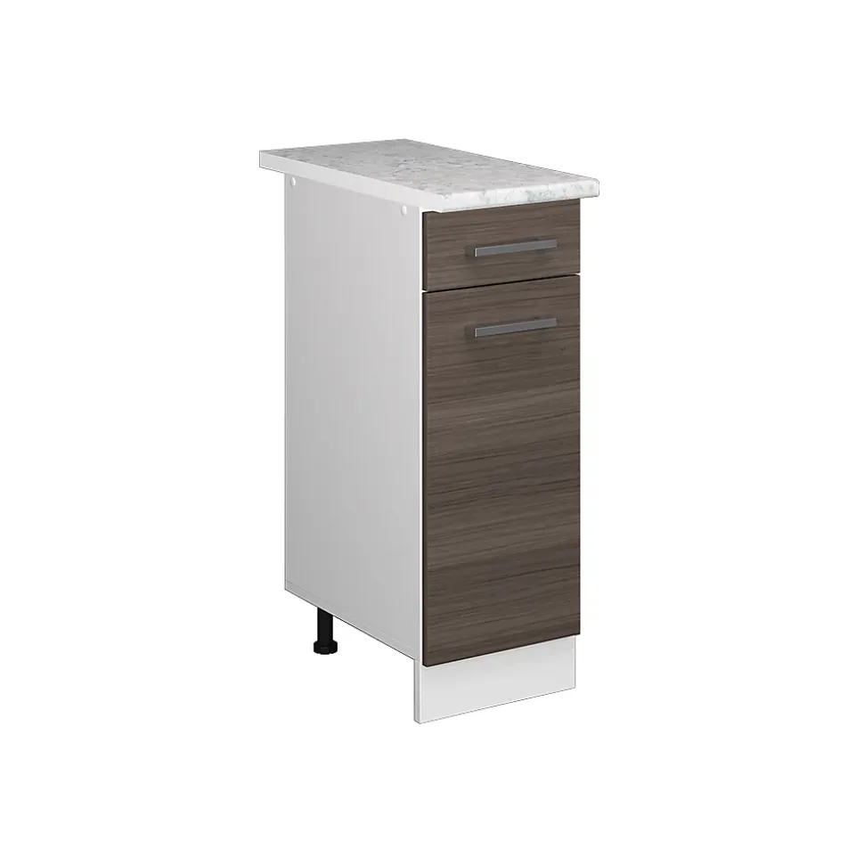 Vicco Meuble bas universel Gris 30cm avec tiroir, avec PT