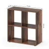Vicco Meuble de rangement cube Bois antique 72.6x72cm