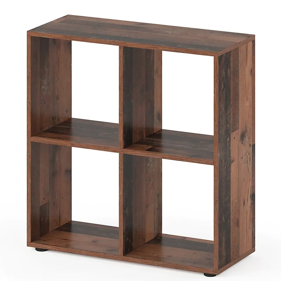 Vicco Meuble de rangement cube Bois antique 72.6x72cm