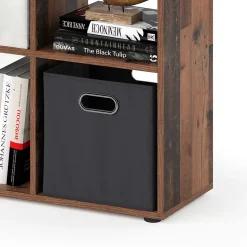 Vicco Meuble de rangement cube Bois antique 72.6x72cm