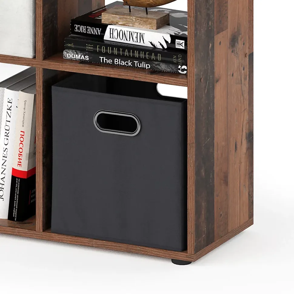 Vicco Meuble de rangement cube Bois antique 72.6x72cm