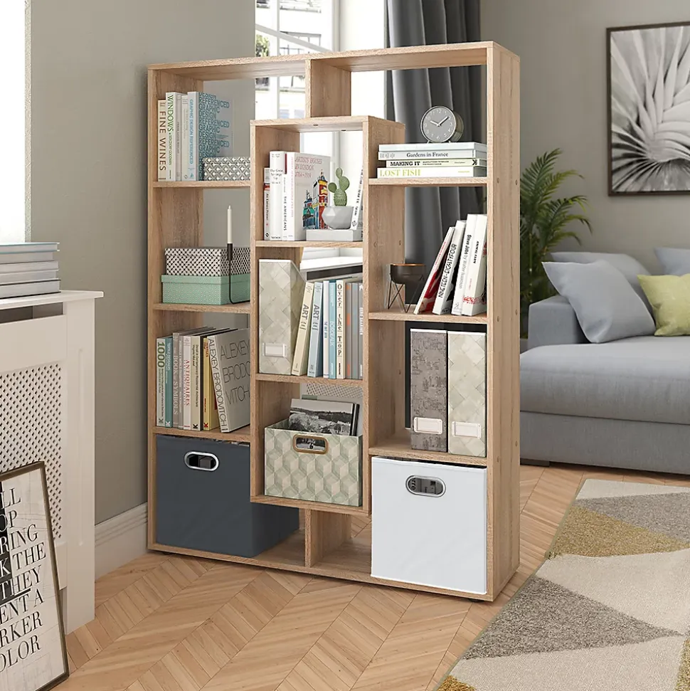 Vicco Meuble de rangement cube Sonoma 107.2x143cm