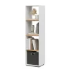 Vicco Meuble de rangement cube Chêne blanc/force de lor 36.8x144.9cm