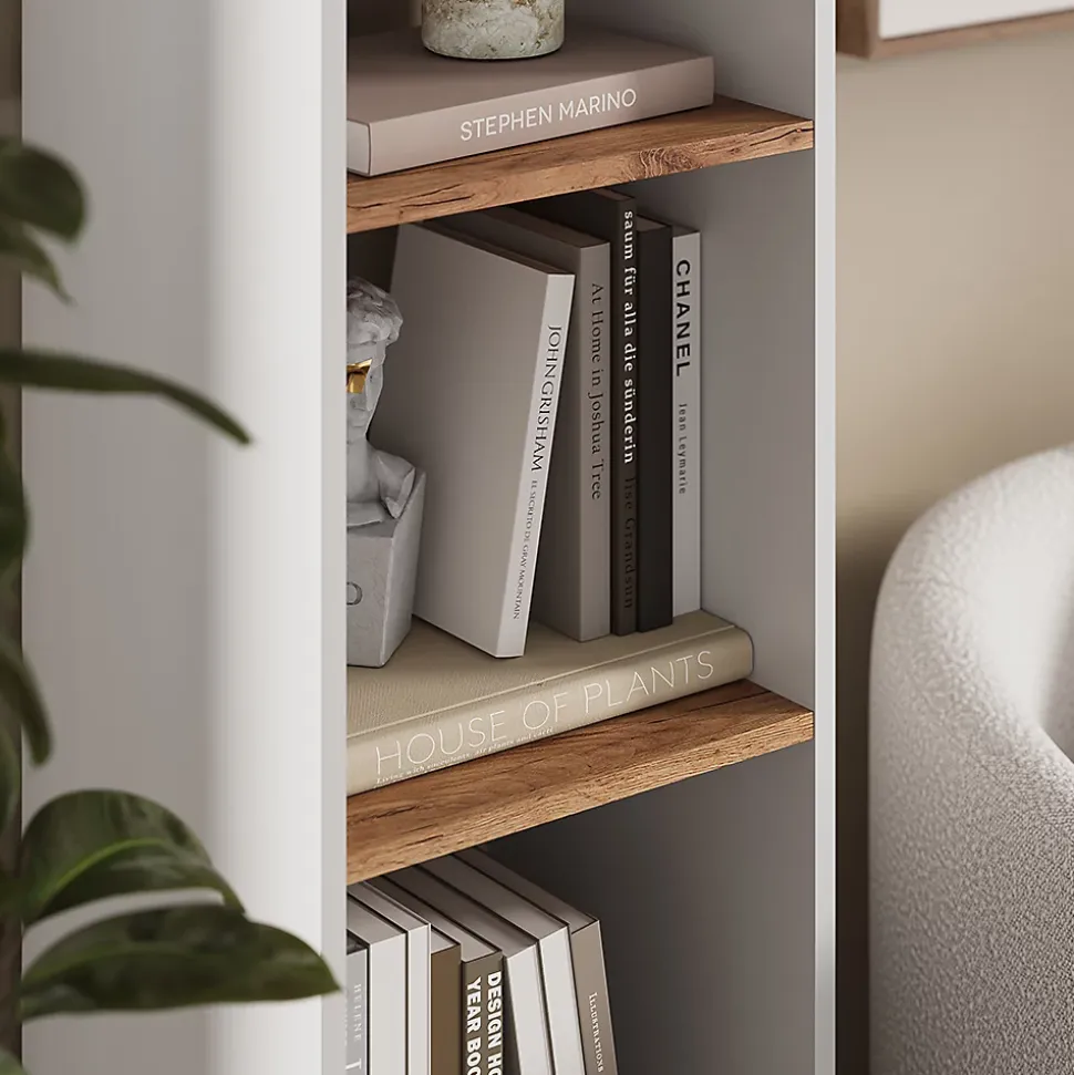 Vicco Meuble de rangement cube Chêne blanc/force de lor 36.8x144.9cm