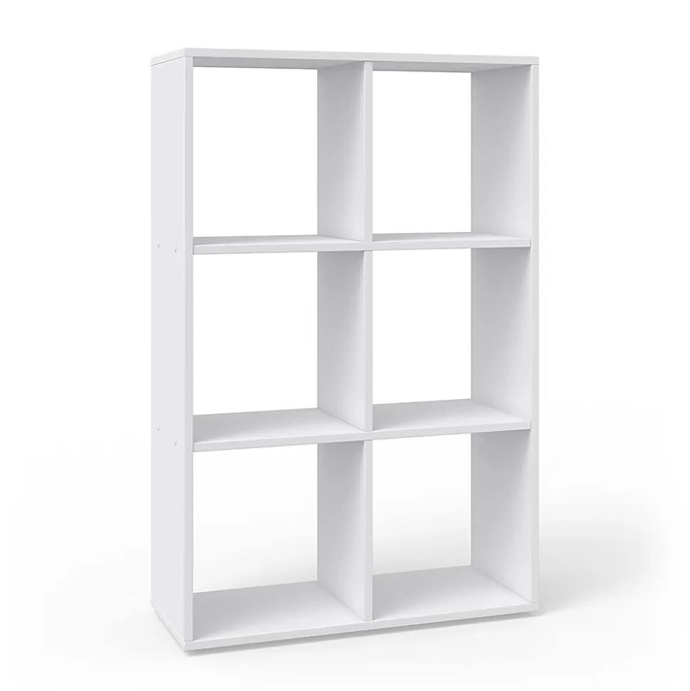 Vicco Meuble de rangement cube Blanc 72x107.8cm