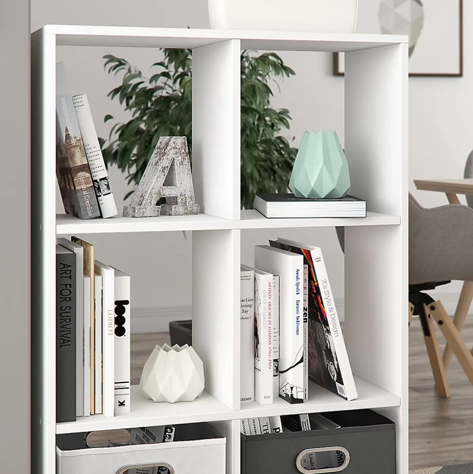 Vicco Meuble de rangement cube Blanc 72x107.8cm