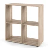 Vicco Meuble de rangement cube Sonoma 72.6x72cm
