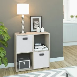 Vicco Meuble de rangement cube Sonoma 72.6x72cm