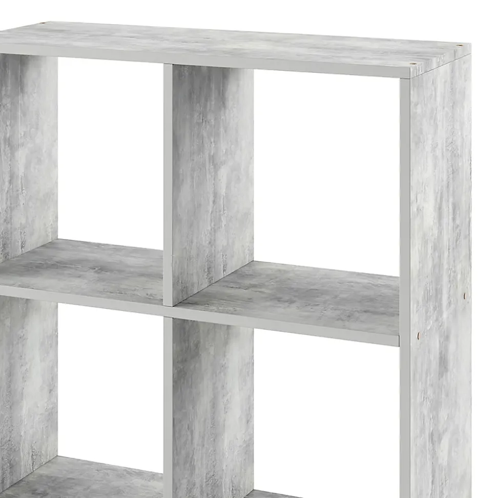 Vicco Meuble de rangement cube Béton 72.6x72cm