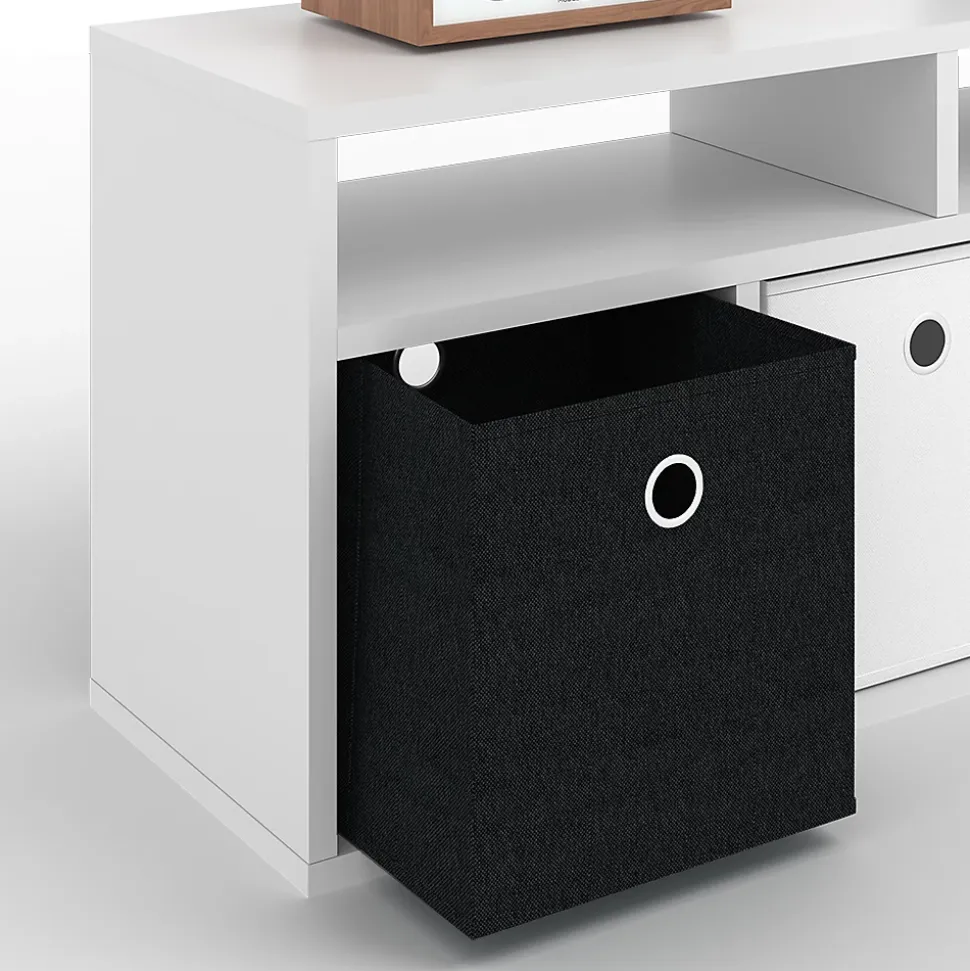 Vicco Meuble de rangement cube Blanc 84.4x39cm