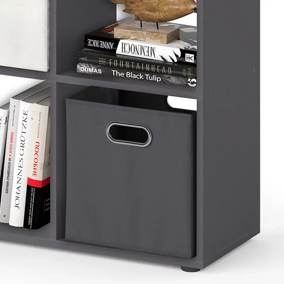 Vicco Meuble de rangement cube Gris 72.6x72cm