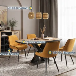 Vicco Meuble tv Marron 100.2x48.5cm avec tiroir et porte