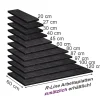 Vicco Plan de travail cuisine Anthracite 45cm