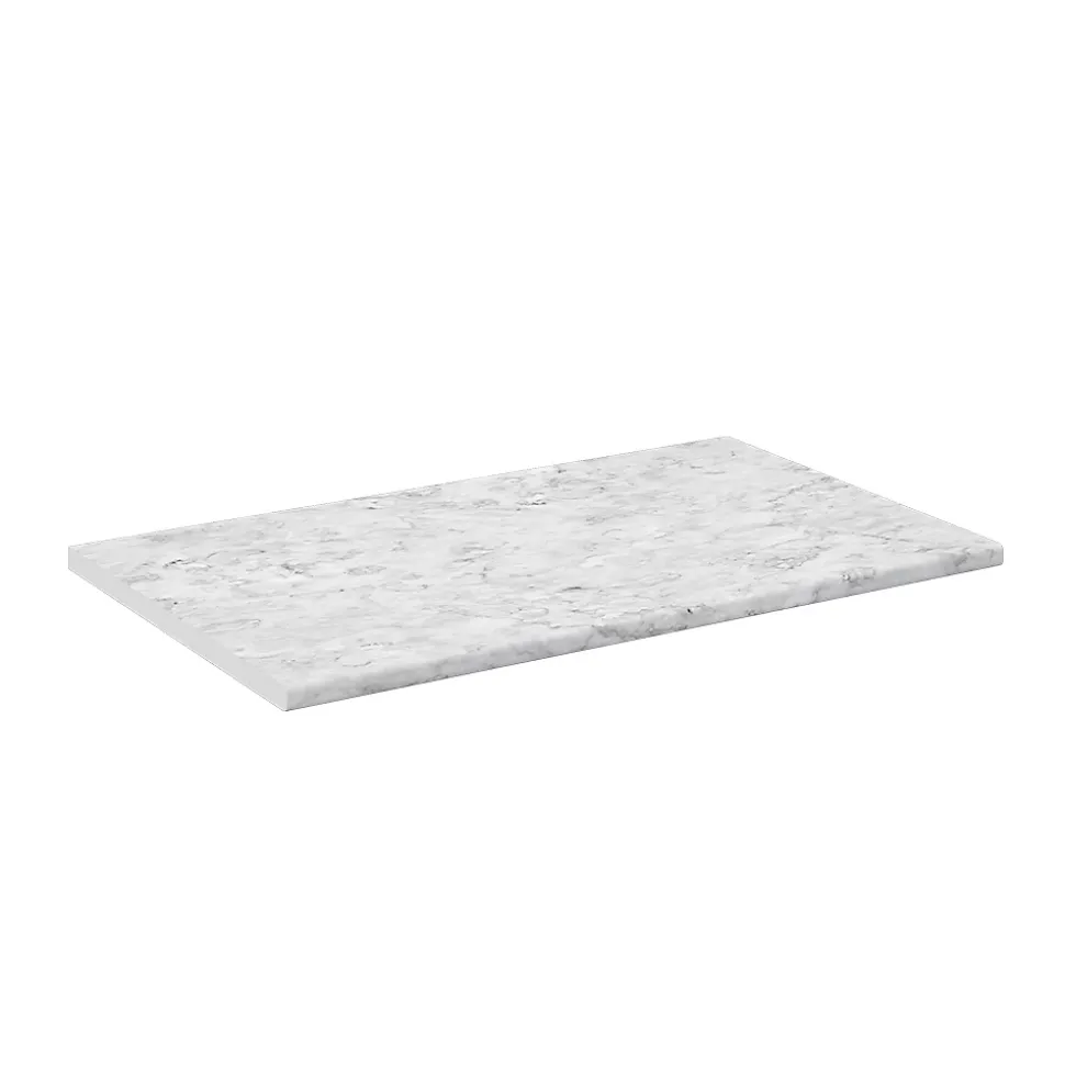 Vicco Plan de travail cuisine blanc/marbre 100cm