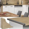 Vicco Plan de travail cuisine Chêne de force doré 120cm