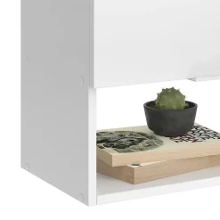 Vicco Sideboard Blanc/Sonoma 60x100cm avec porte