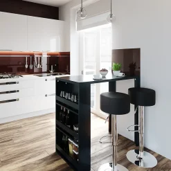 Vicco Table de bar Anthracite 57x117cm