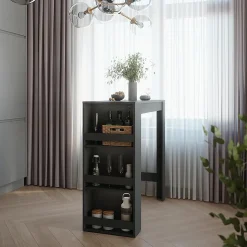 Vicco Table de bar Anthracite 45x110cm