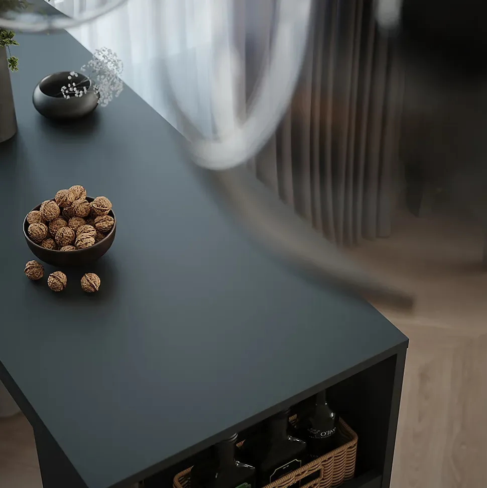 Vicco Table de bar Anthracite 45x110cm