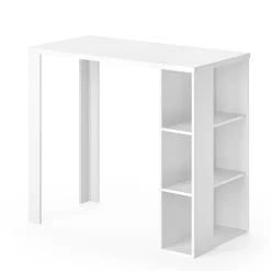 Vicco Table de bar Blanc 120x60cm
