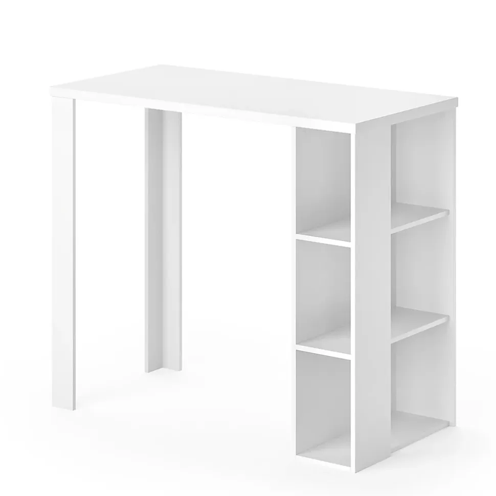 Vicco Table de bar Blanc 120x60cm