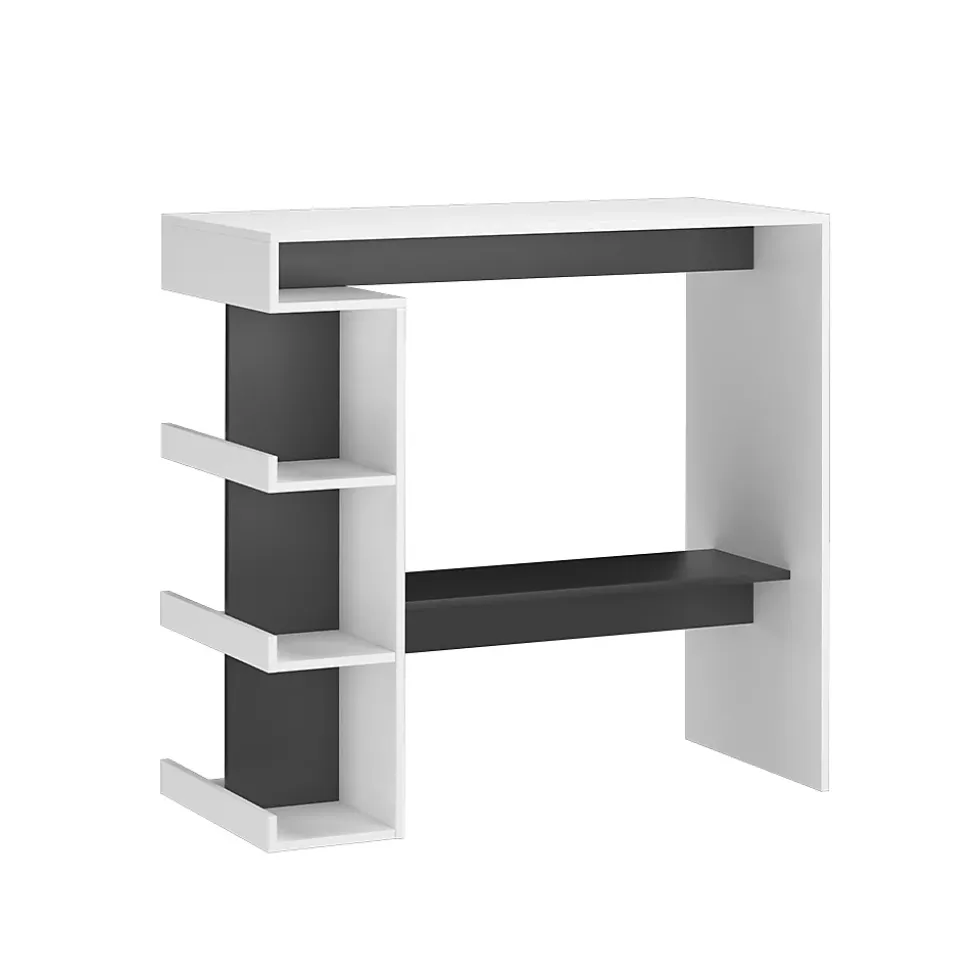 Vicco Table de bar Blanc 108x50cm
