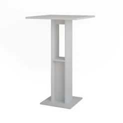 Vicco Table de bar Blanc 65x65cm