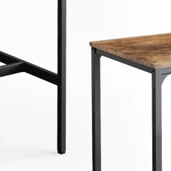 Vicco Table de bar Bois antique 120x50cm