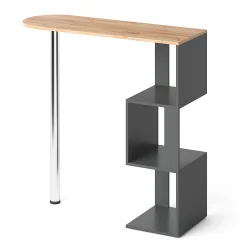 Vicco Table de bar Chêne de force doré 113x39.8cm