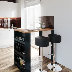 Vicco Table de bar Chêne 57x117cm