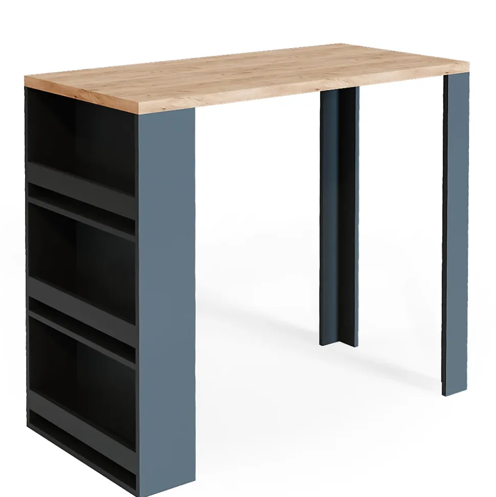 Vicco Table de bar Chêne 57x117cm