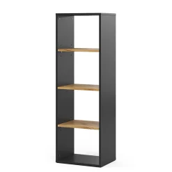 Vicco Étagère à livres Anthracite/chêne doré 40x120cm ,4 compartiments