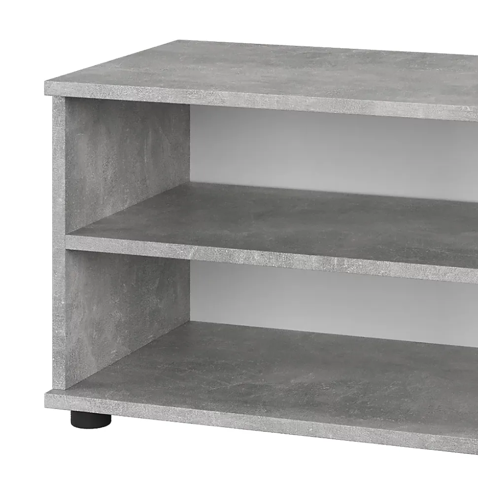 Vicco Étagère à livres Béton 70.8x38.9cm avec 2 compartiments
