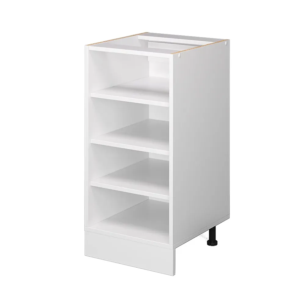 Vicco Étagère basse Blanc 40cm avec étagères ouvertes, sans PT