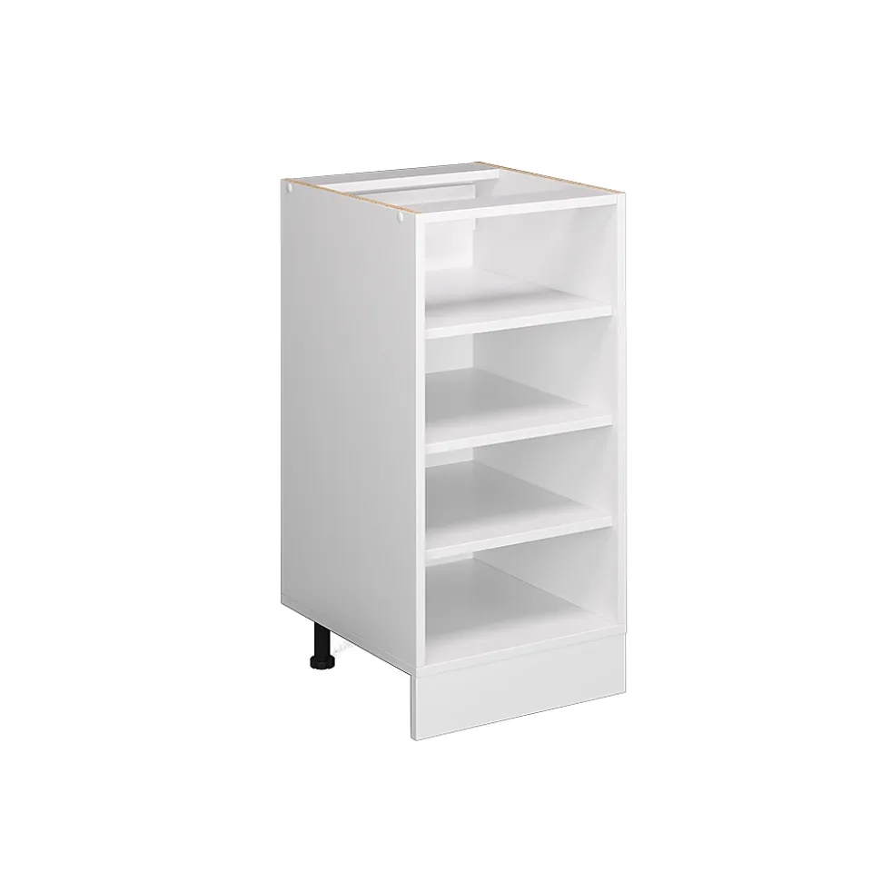 Vicco Étagère basse Blanc 40cm avec étagères ouvertes, sans PT