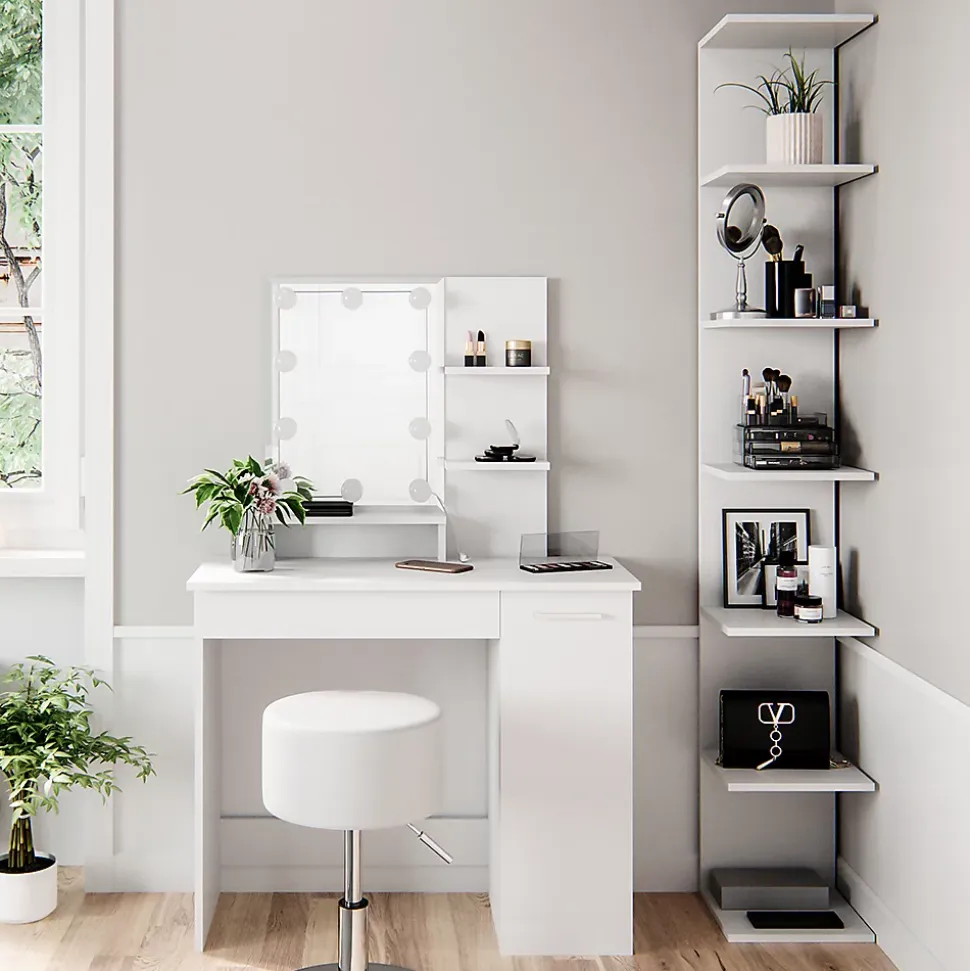 Vicco Étagère Blanc 30 x 190 cm