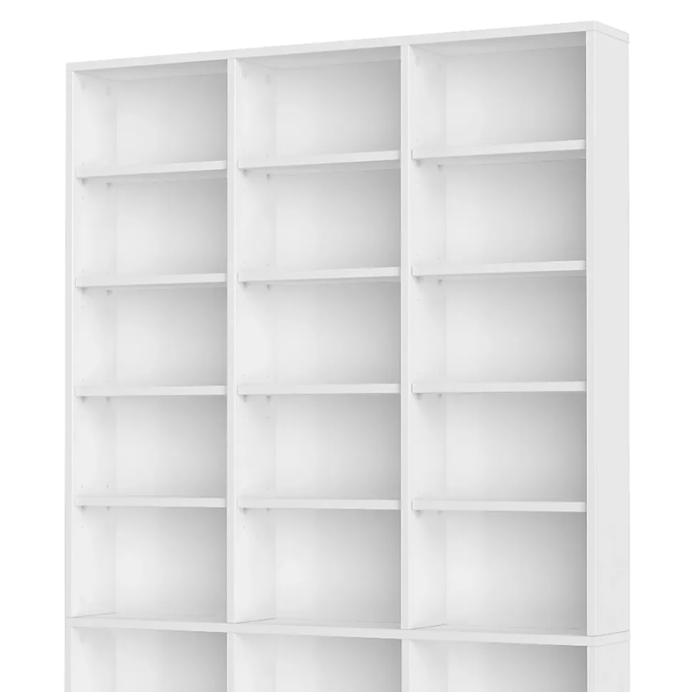 Vicco Étagère CD Blanc 102x178cm