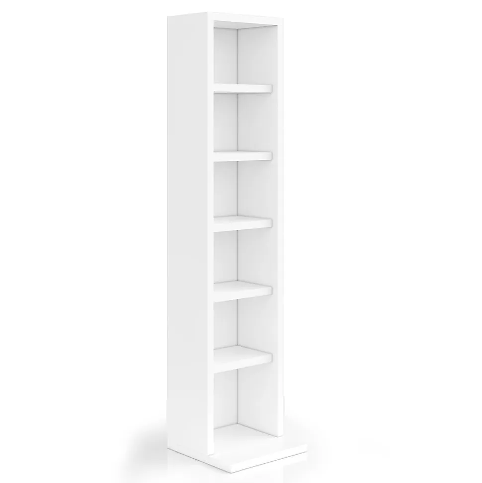 Vicco Étagère CD Blanc 21x91.8cm