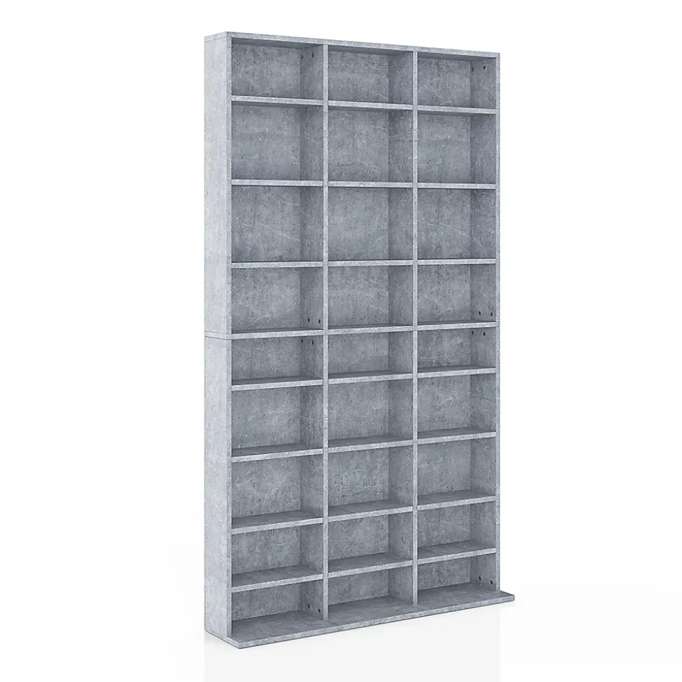 Vicco Étagère CD Béton 102x178cm